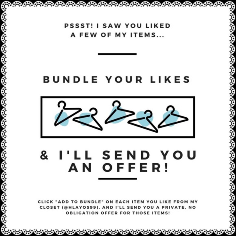 Bundle for private offers!